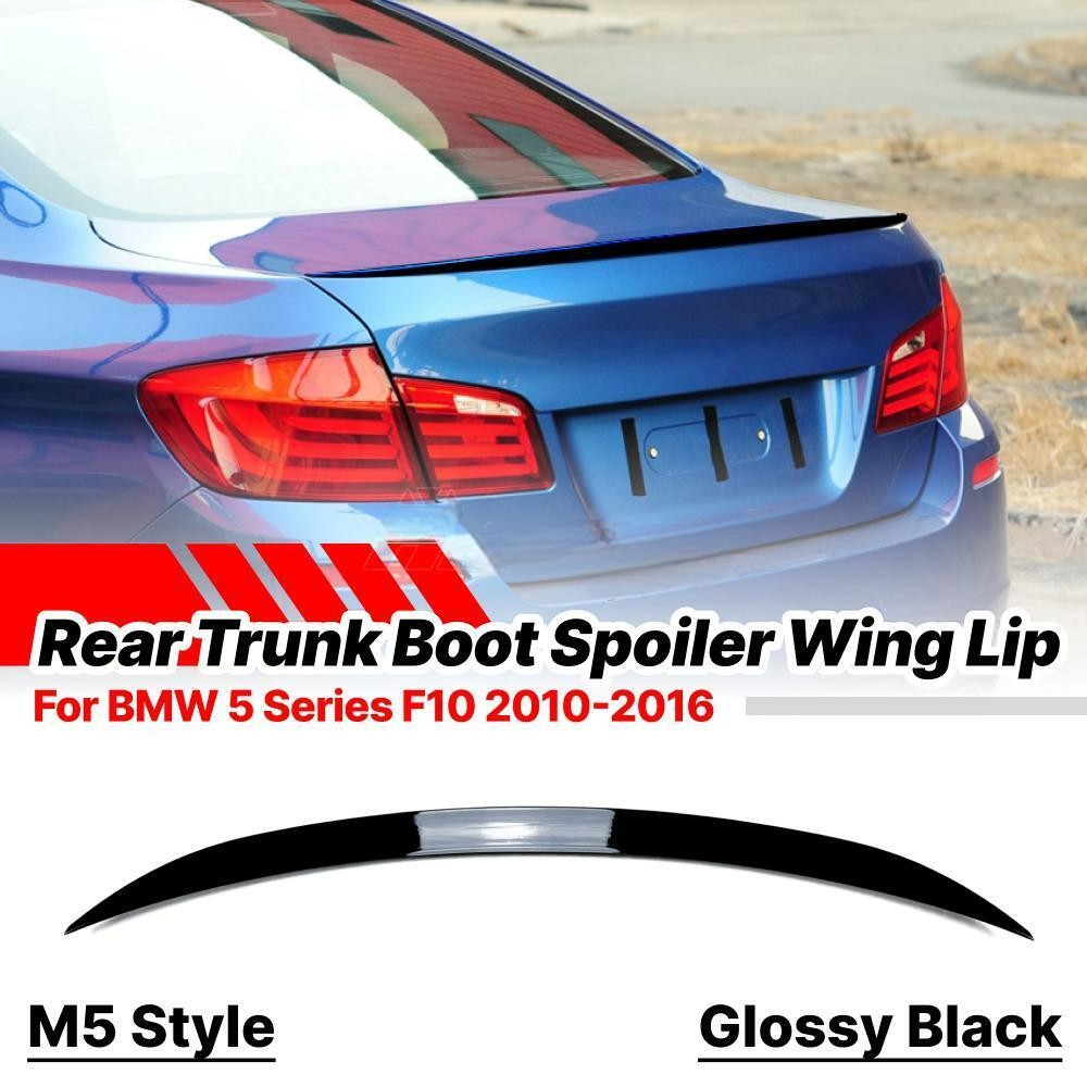 ⭐SPOILER ADATTO PER BMW 5 SERIE F10 2010-16 M5 STILE NERO LUCIDO⭐