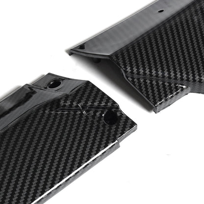 💪SPLITTER ADATTO PER MERCEDES C CLASS W204 NERO CARBON💪