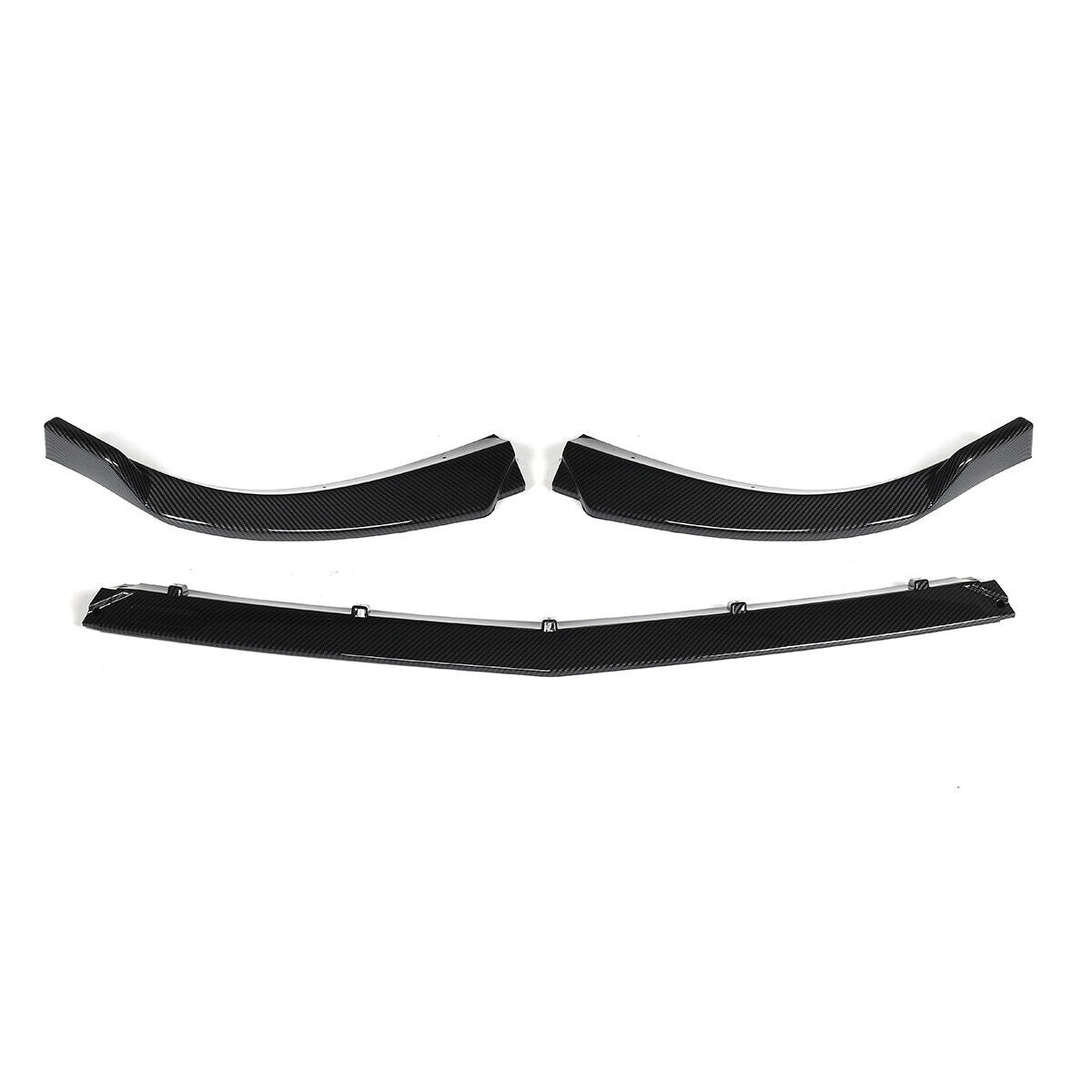 💪SPLITTER ADATTO PER MERCEDES C CLASS W204 NERO CARBON💪