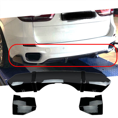✔️DIFFUSER SUITABLE FORBMW X5 F15 2013-2018 M-PERFORMANCE GLOSS BLACK✔️