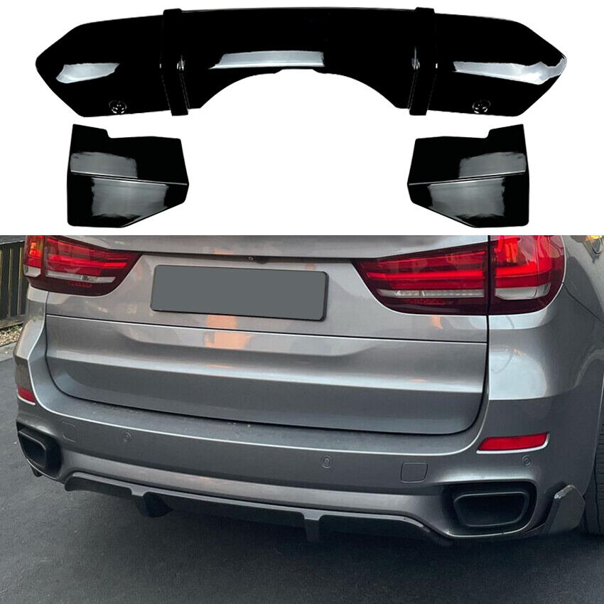 ✔️DIFFUSER SUITABLE FORBMW X5 F15 2013-2018 M-PERFORMANCE GLOSS BLACK✔️