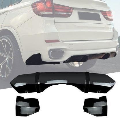 ✔️DIFFUSER SUITABLE FORBMW X5 F15 2013-2018 M-PERFORMANCE GLOSS BLACK✔️