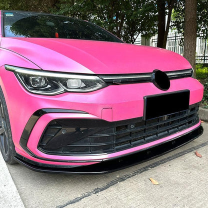 ⭐SPLITTER ADATTO PER VW GOLF VIII GTI R 2019+ ABS NERO LUCIDO⭐