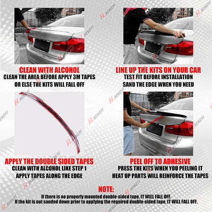 ⭐SPOILER POSTERIORE ADATTO PER VW Golf VI MK6 VI GTI 2010-2013 NERO LUCIDO⭐