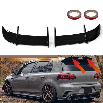 ⭐SPOILER POSTERIORE ADATTO PER VW Golf VI MK6 VI GTI 2010-2013 NERO LUCIDO⭐