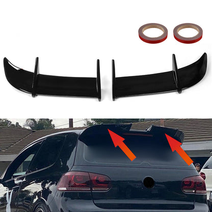 ⭐SPOILER POSTERIORE ADATTO PER VW Golf VI MK6 VI GTI 2010-2013 NERO LUCIDO⭐