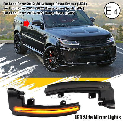 💚SIDE INDICATORS SUITABLE FOR LAND ROVER DISCOVERY PROGRESSIVE LED SMOKED