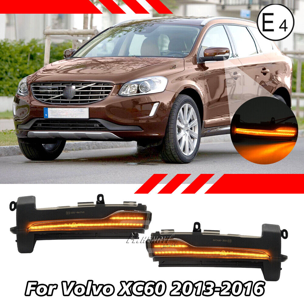 🔸🔹PAIR OF INDICATORS suitable for VOLVO XC60 2013-2016 REARVIEW MIRROR🔸🔹