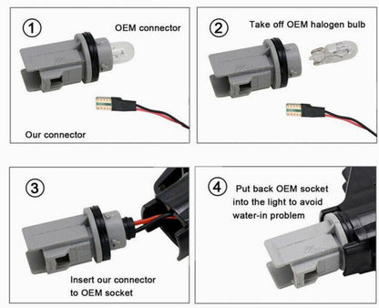 🔶COPPIA FRECCIE adatto per SKODA FABIA RAPID SEAT TOLEDO SPECCHIO RETROVISORE🔶