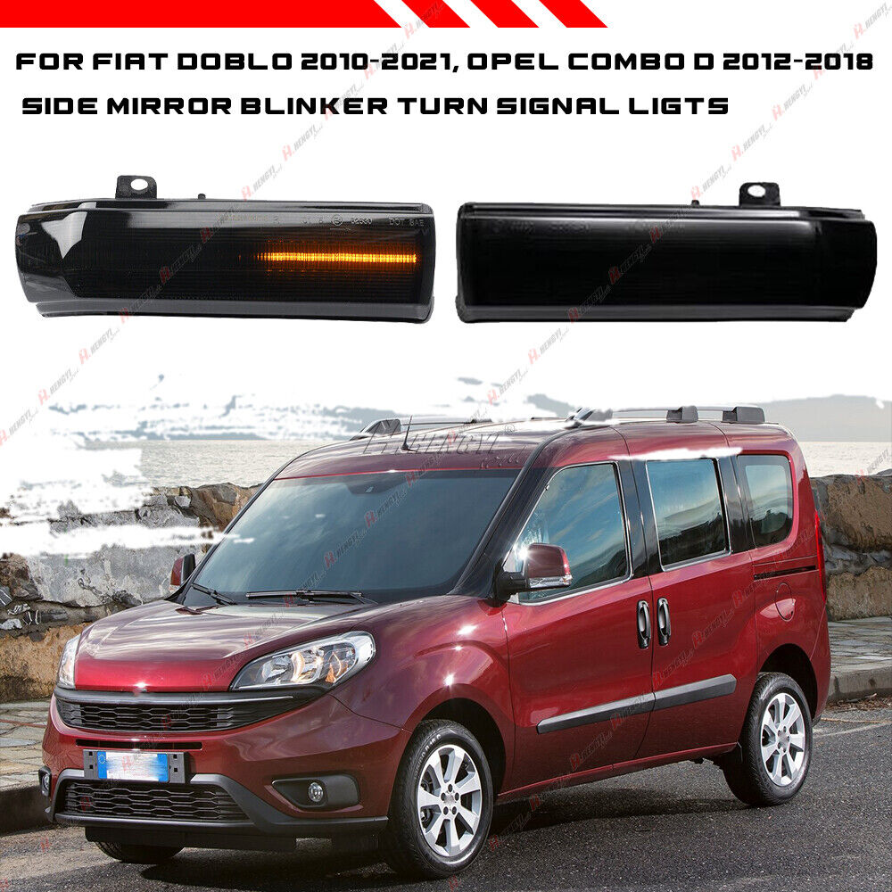 🔥Frecce dinamiche ADATTI PER FIAT DOBLO 263 OPEL COMBO D COPPIA FRECCE LATERALI