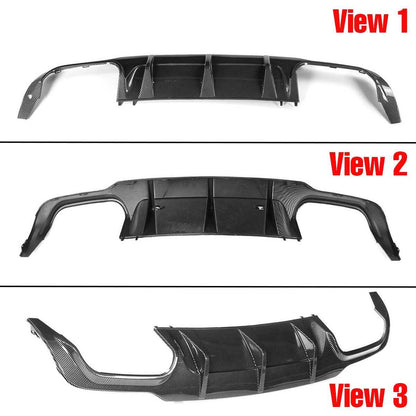 ⭐DIFFUSORE POSTERIORE PER MERCEDES CLASSE C C204 W204 2012-2015 color carbonio⭐