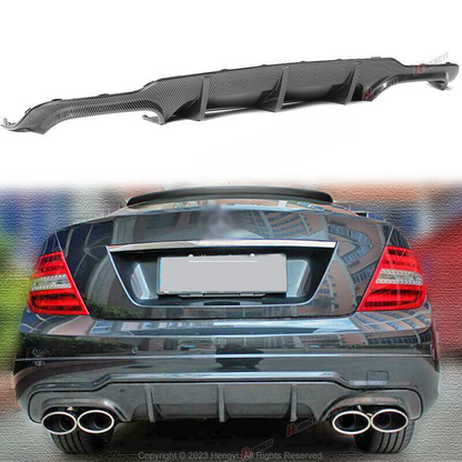 ⭐DIFFUSORE POSTERIORE PER MERCEDES CLASSE C C204 W204 2012-2015 color carbonio⭐