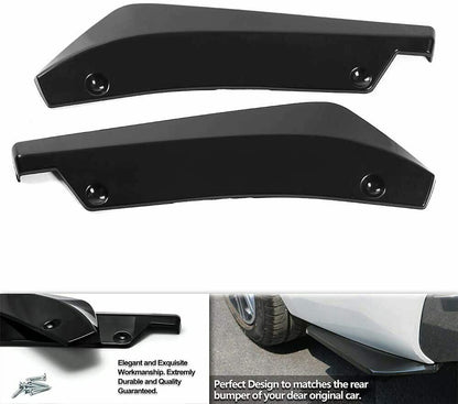 ⭐AERO FLAPS SUITABLE FOR AUDI A3 A4 A5 A6 A7 B8 S3 BLACK ⭐