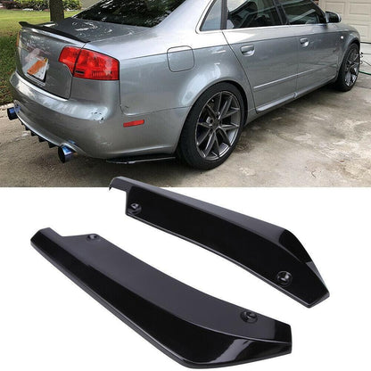 ⭐AERO FLAPS SUITABLE FOR AUDI A3 A4 A5 A6 A7 B8 S3 BLACK ⭐