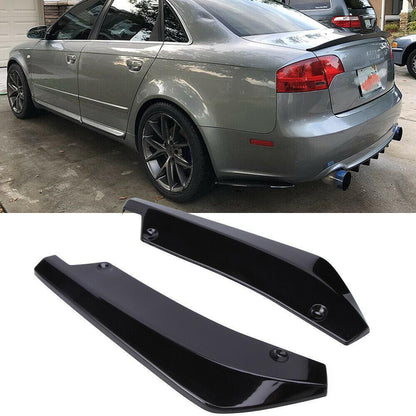 ⭐AERO FLAPS SUITABLE FOR AUDI A3 A4 A5 A6 A7 B8 S3 BLACK ⭐