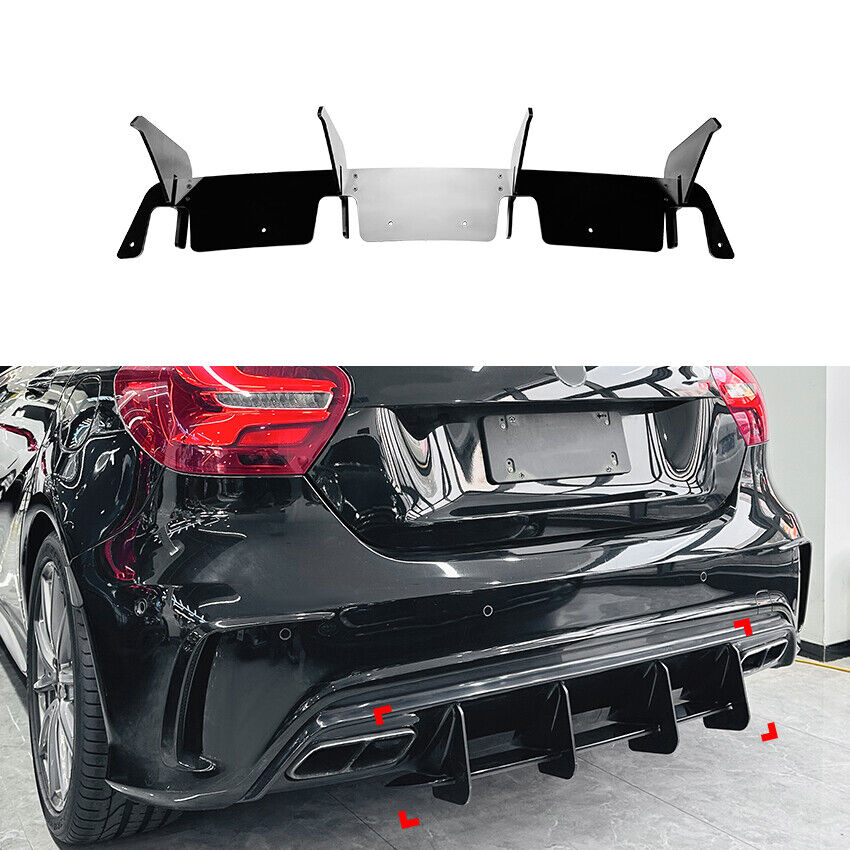 🔶DIFFUSORE ADATTO PER MERCEDES W176 AMG A45 FACELIFT 2015-2018🔶V