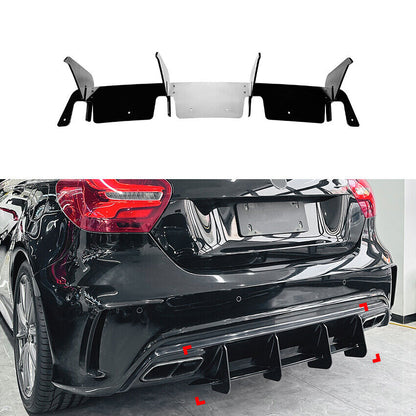 🔶DIFFUSORE ADATTO PER MERCEDES W176 AMG A45 FACELIFT 2015-2018🔶V