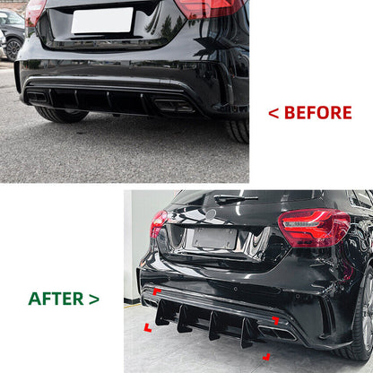 🔶DIFFUSORE ADATTO PER MERCEDES W176 AMG A45 FACELIFT 2015-2018🔶V