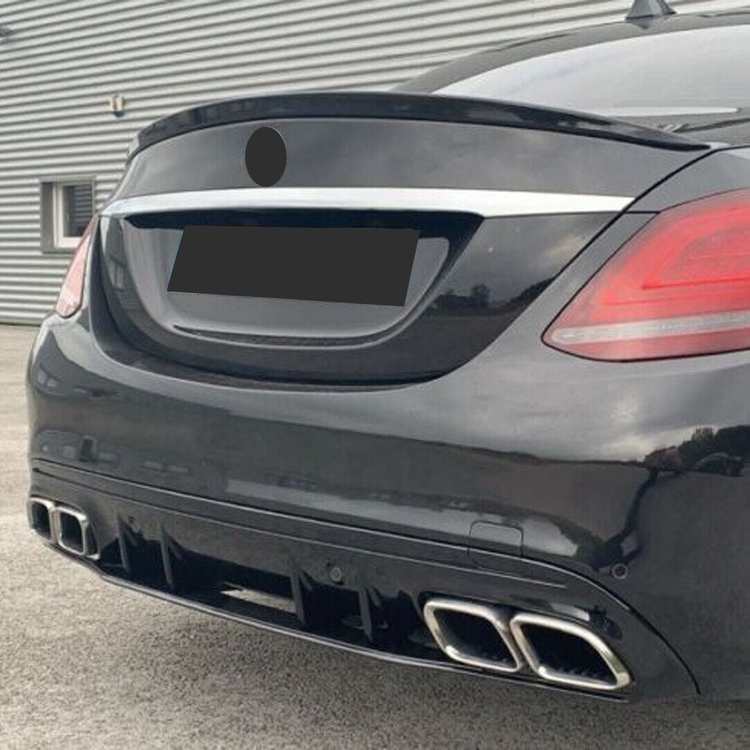 👉DIFFUSORE ADATTO PER Mercedes C W205 S205 AMG Line 15-21 C63 Look⭐