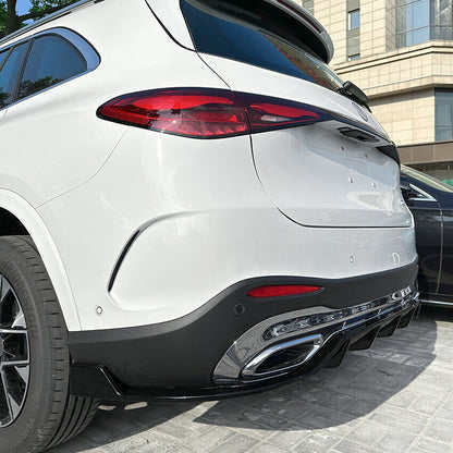 🔥DIFFUSORE ADATTO PER MERCEDES BENZ GLC X254 SUV 2022+ NERO LUCIDO🔥