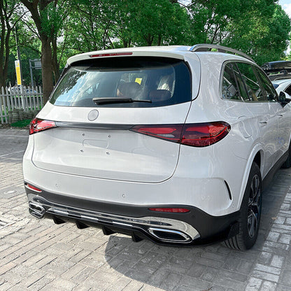 🔥DIFFUSORE ADATTO PER MERCEDES BENZ GLC X254 SUV 2022+ NERO LUCIDO🔥