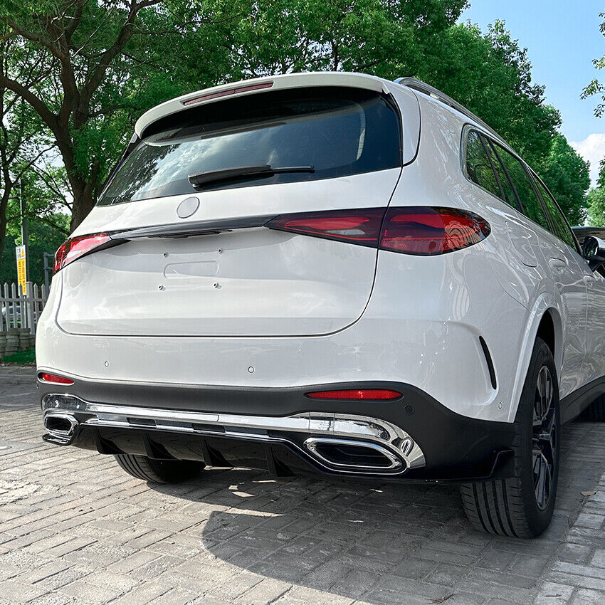 🔥DIFFUSORE ADATTO PER MERCEDES BENZ GLC X254 SUV 2022+ NERO LUCIDO🔥