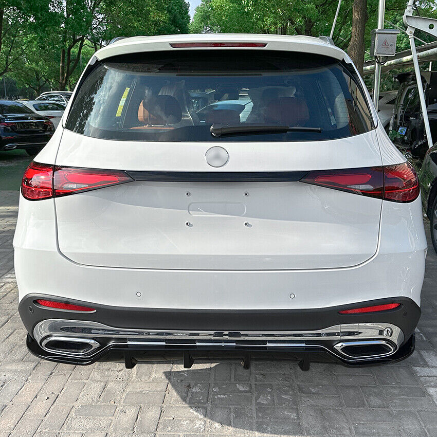 🔥DIFFUSORE ADATTO PER MERCEDES BENZ GLC X254 SUV 2022+ NERO LUCIDO🔥