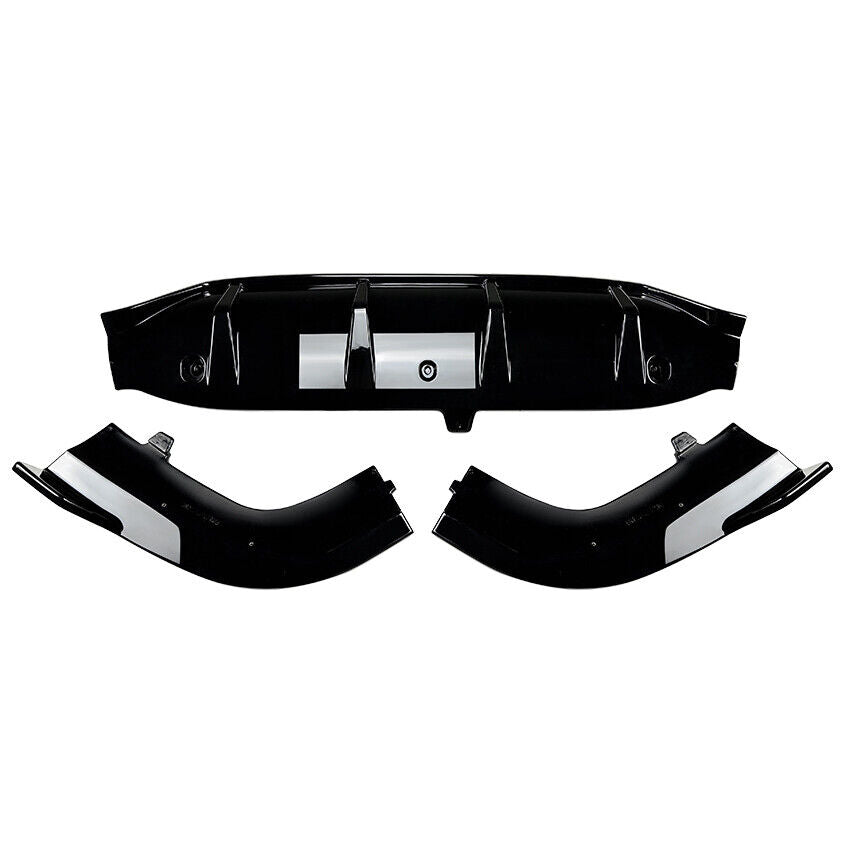 🔥DIFFUSORE ADATTO PER MERCEDES BENZ GLC X254 SUV 2022+ NERO LUCIDO🔥