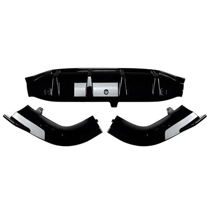 🔥DIFFUSORE ADATTO PER MERCEDES BENZ GLC X254 SUV 2022+ NERO LUCIDO🔥
