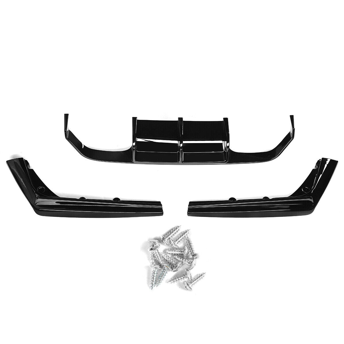 🔥DIFFUSORE ADATTO PER BMW M3 M4 F80 F82 F83 2014-2020 ABS NERO LUCIDO🔥