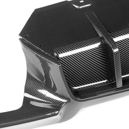 🔆DIFFUSORE DOPPIA USCITA ADATTO PER BMW SERIE 5 F10 F11 M CARBON NERO🔆