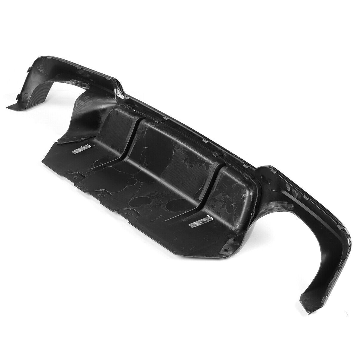 🔆DIFFUSORE DOPPIA USCITA ADATTO PER BMW SERIE 5 F10 F11 M CARBON NERO🔆