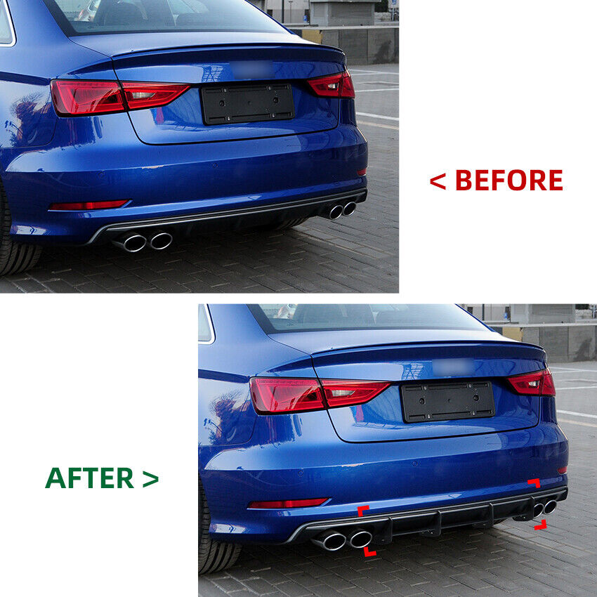 🔥DIFFUSORE adatto per AUDI A3 S-LINE S3 8V SDEAN 2013-2016🔥