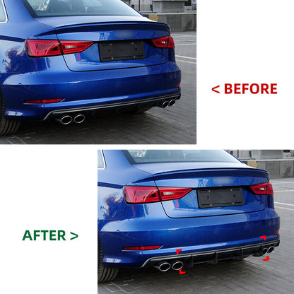 🔥DIFFUSORE adatto per AUDI A3 S-LINE S3 8V SDEAN 2013-2016🔥