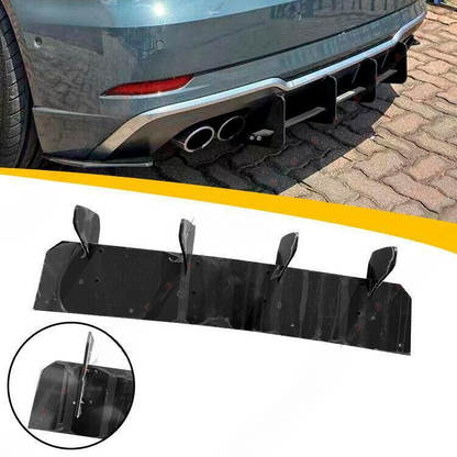 💎DIFFUSORE adatto per AUDI S3 SPORTBACK 2016-2020 NERO 💎