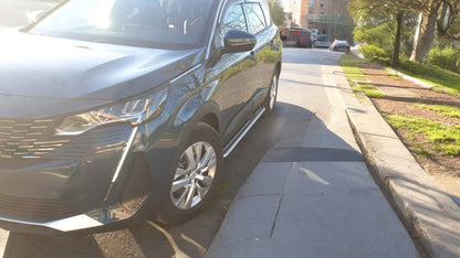 ✨PEDANE LATERALI ANTISCIVOLO IN ALLUMINIO ADATTI PER PEUGEOT 5008 2017-2022😍