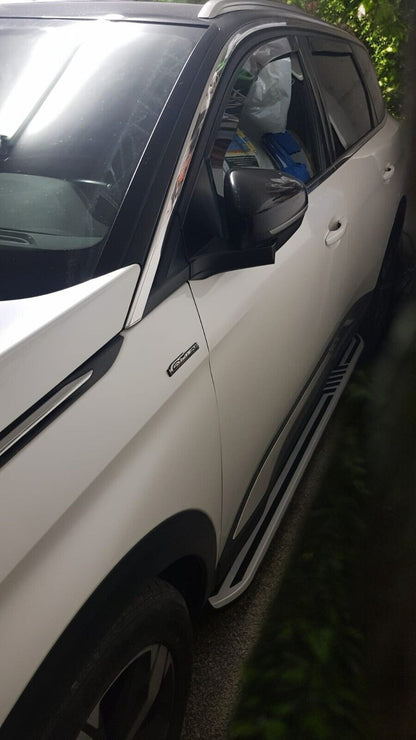 ✨PEDANE LATERALI ANTISCIVOLO IN ALLUMINIO ADATTI PER PEUGEOT 5008 2017-2022😍