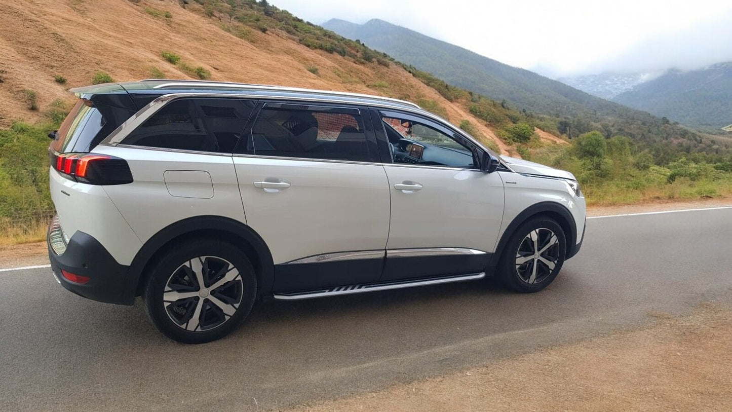 ✨PEDANE LATERALI ANTISCIVOLO IN ALLUMINIO ADATTI PER PEUGEOT 5008 2017-2022😍
