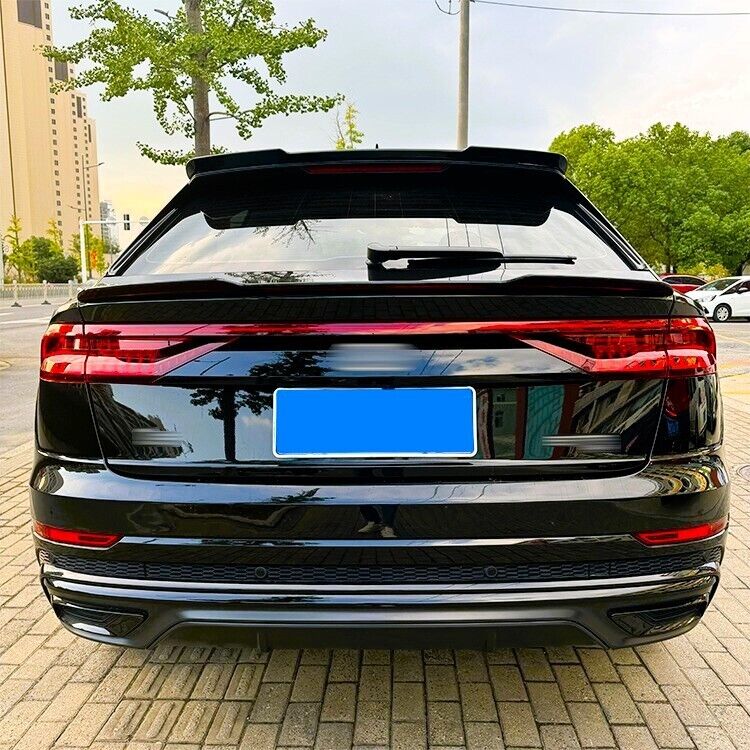 ✨GLOSSY BLACK REAR SPOILER SUITABLE FOR AUDI Q8 SQ8 SUV 2018+⏩