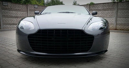 ✔️SPLITTER ANTERIORE ADATTO PER Aston Martin V8 Vantage NERO LUCIDO✔️
