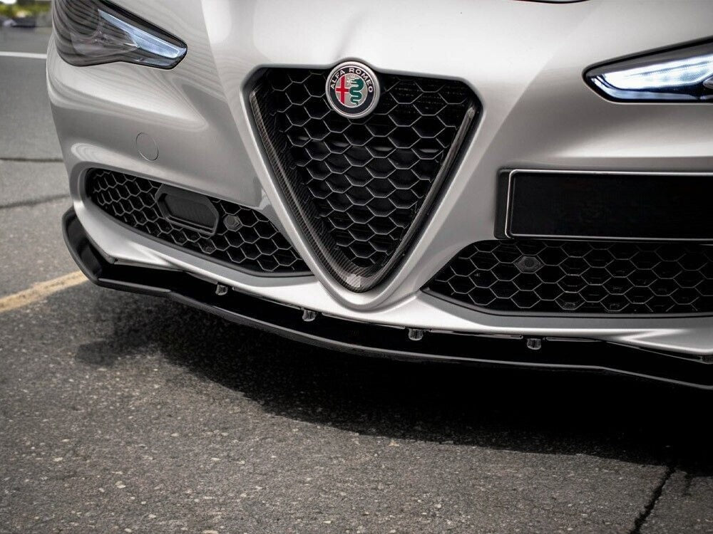 ✔️SPLITTER ANTERIORE ADATTO PER Alfa Romeo Giulia Sport NERO LUCIDO✔️