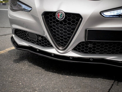 ✔️SPLITTER ANTERIORE ADATTO PER Alfa Romeo Giulia Sport NERO LUCIDO✔️