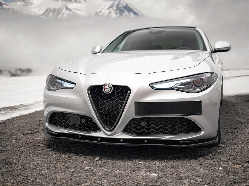 ✔️SPLITTER ANTERIORE ADATTO PER Alfa Romeo Giulia Sport NERO LUCIDO✔️