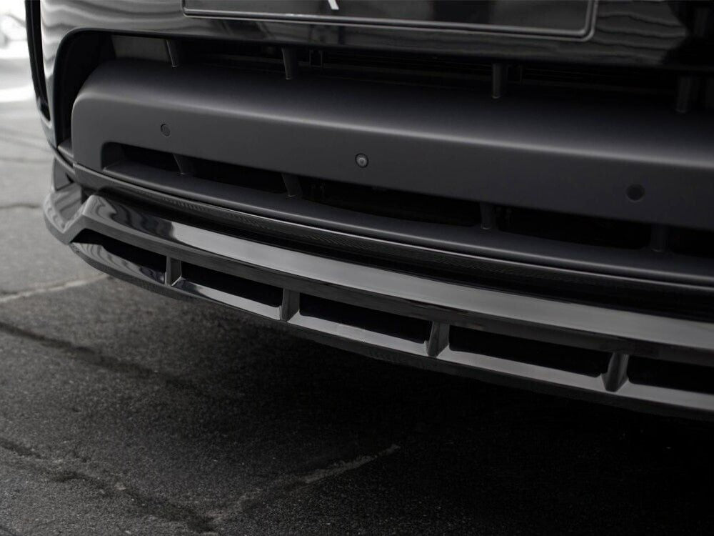 ✔️SPLITTER ANTERIORE ADATTO PER Land Rover Discovery HSE MK5 NERO LUCIDO✔️