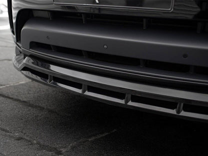 ✔️SPLITTER ANTERIORE ADATTO PER Land Rover Discovery HSE MK5 NERO LUCIDO✔️