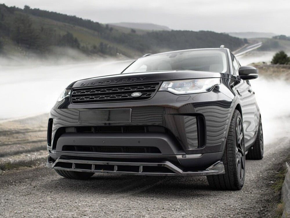 ✔️SPLITTER ANTERIORE ADATTO PER Land Rover Discovery HSE MK5 NERO LUCIDO✔️