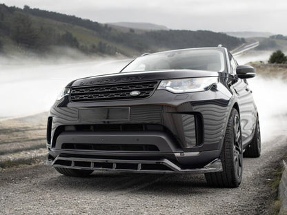 ✔️SPLITTER ANTERIORE ADATTO PER Land Rover Discovery HSE MK5 NERO LUCIDO✔️