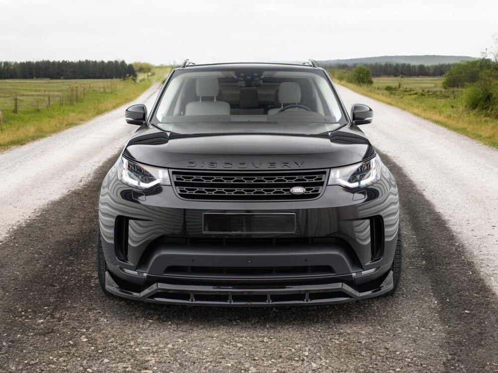✔️SPLITTER ANTERIORE ADATTO PER Land Rover Discovery HSE MK5 NERO LUCIDO✔️