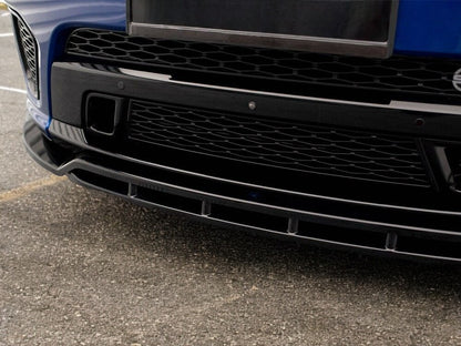 ✔️SPLITTER ANTERIORE ADATTO PER Range Rover Sport SVR MK2 NERO LUCIDO✔️
