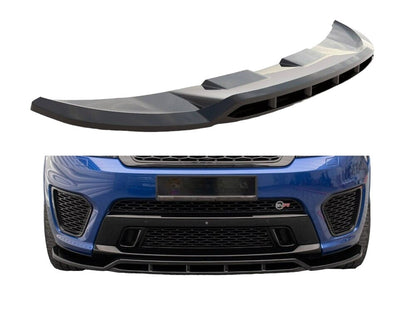 ✔️SPLITTER ANTERIORE ADATTO PER Range Rover Sport SVR MK2 NERO LUCIDO✔️